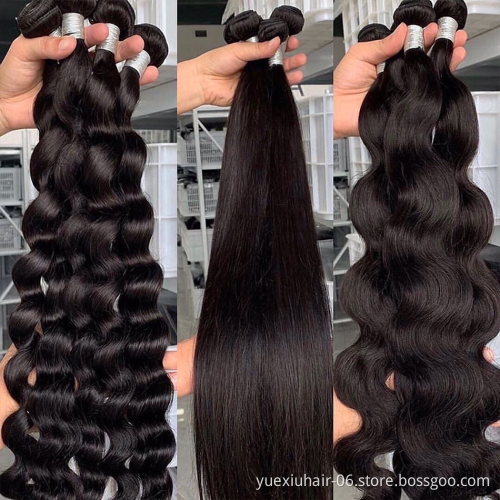 Virgin Hair Extensions 100% raw virgin Remy cheap brazilian indian Human Hair  lace closure frontal cuticle aligned hair vendor